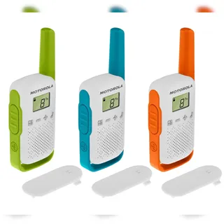 Motorola Talkabout T42 grün / blau /orange 3 Einheiten