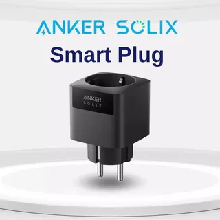 Anker SOLIX Smart Plug Gen 2, WLAN-Steckdose App Fernbedienung für Anker PRO / Plus - 1er Set