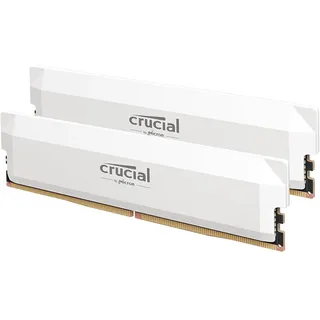 Crucial Pro DDR5-6400 32GB Kit (2x16GB) CL38 Weiß CP2K16G64C38U5W
