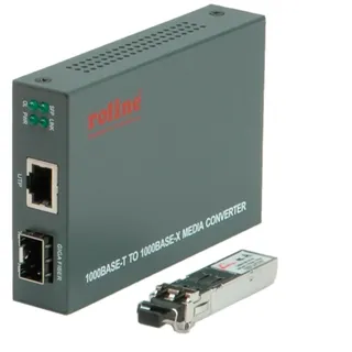 Roline Gigabit Konverter, RJ-45 - LC