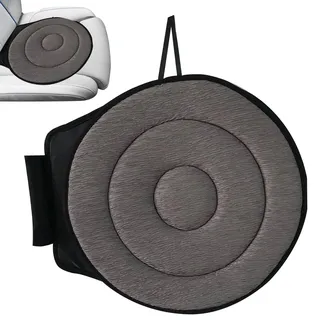 Buerfu Drehbares Sitzkissen, 360° drehbares Sitzkissen für Auto | Anti-Rutsch-Stuhlmatte, drehbares Sitzkissen für Auto,Tragbarer Stuhlassistent für ältere Menschen, Bandscheibenpolster, reduziert