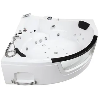 Home Deluxe Laguna L Mini Whirlpoolbadewanne 135 x 135 cm