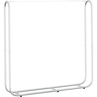 vidaXL Kaminholzregal Stahl 150 x 25 x 150 cm Silber