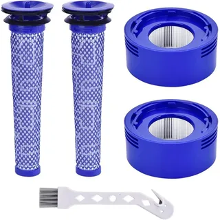 Leadaybetter 2 Stück V8 HEPA Filter für Dyson V8 V7 Animal Absolute Akku Staubsauger
