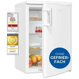 Exquisit KS516-V-H-010E Kühlschrank (133 l, 845 mm hoch, Weiß)