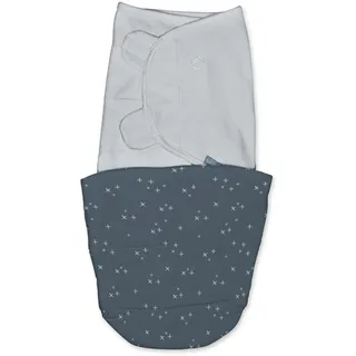 SwaddleMe by Ingenuity, All Season Pucktuch, Gre 0-3 Monate, 3,1-6,3 kg 1 Stck, 0.5-2.5 TOG - Sternenstaub