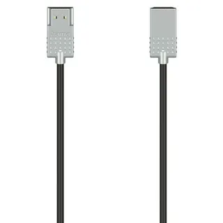 Hama HDMI-Kabel Ultra-Slim Stecker - Stecker 2 m Schwarz/Silber