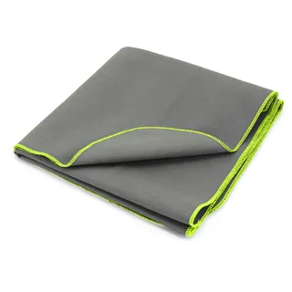 Setex Sporthandtuch SETEX "SETEX Sporttuch aus Evolon", grün (grau, grün), B:50cm L:100cm, Evolon, Obermaterial: 70% Baumwolle, 30% Polyamid, Handtücher, Komfort & Haltbarkeit: Hypoallergenes Evolon - sanft zur Haut