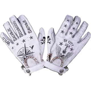 By City Second Skin Tattoo Ii Handschuhe - White - XL