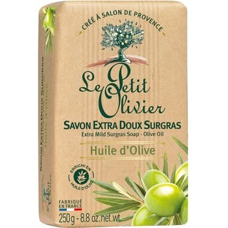 Le Petit Olivier Seife mit Olivenöl 100% pflanzliche Öle, 250 g