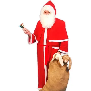 Funny Fashion Weihnachtsmann Nikolaus Kostüm Herren Einheitsgröße