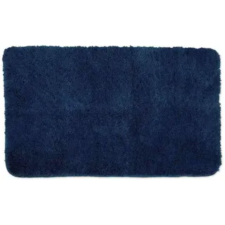 WohnDirect Badematte, Dunkelblau, Textil, 50x80 cm, Oeko-Tex® Standard 100, Badtextilien, Badematten
