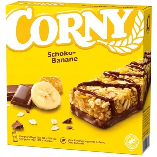 CORNY Müsliriegel Schoko-Banane 6 x 25 g