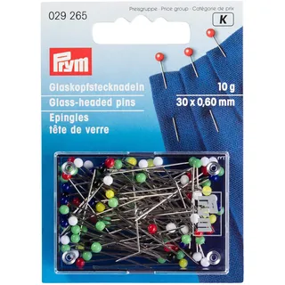 Prym Prym-Stecknadeln + Glaskopfstecknadeln + 30 mm x 0,6,