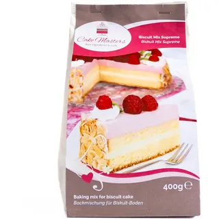 Cake-Masters Backmischung Biskuit Supreme 400g Tortenboden Kuchen Torten Bisquit