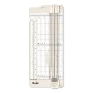 Rayher 50046000 Papierschneidemaschine / Papierfalzmaschine, Schnittlänge 30,5 mm