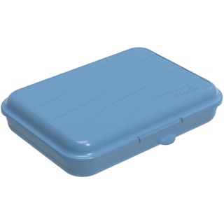 Rotho Brotdose Funbox 0,75 l, 19,5 x 14.5 x 4 cm, horizon blue - Rot