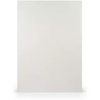 PAPERADO 50x Briefpapier DIN A4 - Eisgrau gerippt Hell-Grau 100 g/m2 - Papierbögen in 29,7 x 21 cm zum Basteln & Drucken