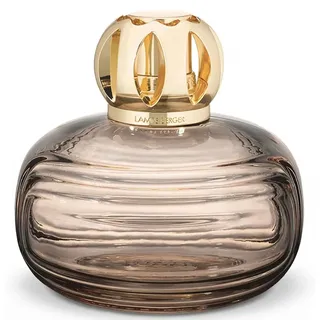 MAISON BERGER Enigma Lampe Berger – Art Deco 2-in-1 geruchs- und duftkatalytische Lampe, 386 ml, kein Duft enthalten, hergestellt in Frankreich (braun)