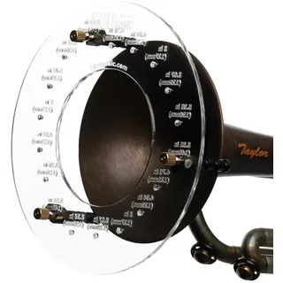 Deflektor für Trompete von KGU Music Trompete Schallreflektor Trompetenspiegel Acryl Deflektor Akustikschild zur Umleitung von Sound (Trompete, klar)