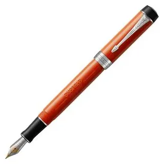 Parker Füller Duofold Classic Big Red Vintage P.T., Edelharzgehäuse, rot, 18-Karat-Goldfeder F