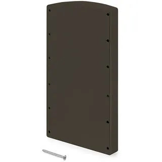Emuca - Satz Seiteneinsätze Für Hang Kleiderbügel Für Hang Garderobe, Kunststoff, Mokka-lackiert