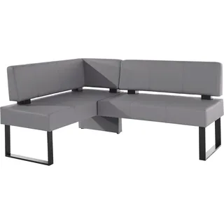 otto home Oliver 220 x 89 x 160 cm Kunstleder langer Schenkel rechts grau