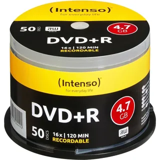 Intenso DVD+R 4,7GB 120min 16x 50er Spindel