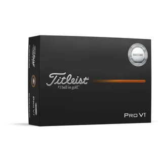 Titleist 2025 Pro V1 Golfbälle mit verbesserter Ausrichtung, Weiß (EIN Dutzend)
