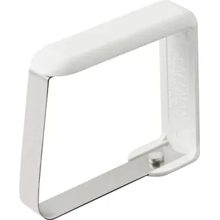 Fackelmann 8er-Set: Tischtuchklammern in Weiß - (L)4,5 x (B)1,5 cm