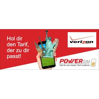 USA Verizon Simkarte 50 GB mit USA Telefonnummer kostenlos Telefonieren nach Deutschland