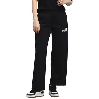 Puma Trainingshose Nature 2.0 Comfort Logo Straight Pants FL Op Schwarz XS