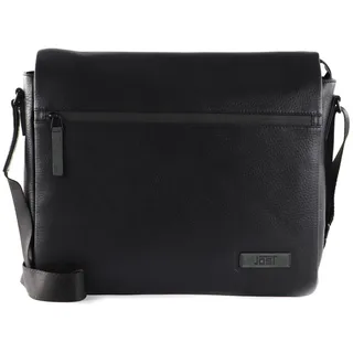 JOST Stockholm Messenger Tasche Leder 38 cm Laptopfach schwarz