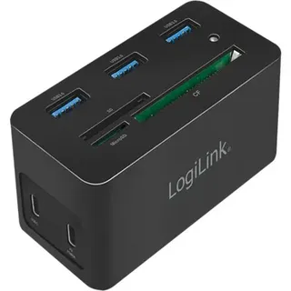 Logilink - USB-C 3.2 Gen 1 docking station 10-port PD mini black