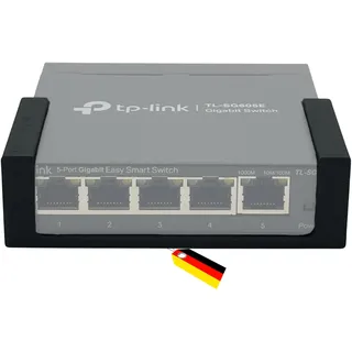 Wandhalterung für TP-Link TL-SG105, TL-SG605E, TL-SG105PE, TL-SG105E, OC200, Schwarz