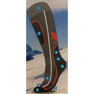 crivit Thermostrümpfe crivit Skistrümpfe Thermosocken Schneesocken Schneestrümpfe Thermosole 31-34