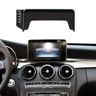 LSXEL Support téléphone Portable Compatible Avec Mercedes Benz glc X253 Coupe Classe c w205 C205 2015 2016 2017 2018 (for C W205 2015-2018/GLC X253 2016-2019)