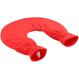 Infactory Nackenwärmflasche: mit abnehmbarem Fleece-Bezug, 2,5 Liter
