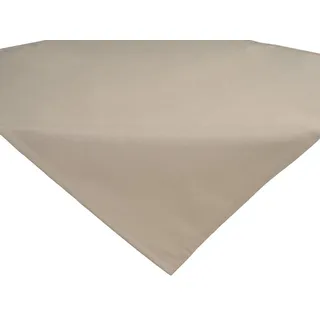 beties Mitteldecke Wunschton (1-tlg, 1 Stück Mitteldecke), Mitteldecke ca. 80x80 cm, unifarben, einfarbig taupe beige