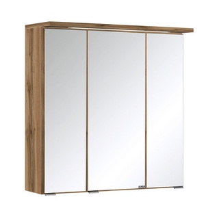 Held-Möbel Spiegelschrank Bologna Holzoptik Braun Eiche 60 cm