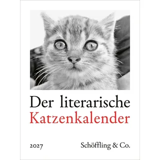 Schöffling Der literarische Katzenkalender Wandkalender 2027 DIN A4 hoch