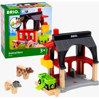 BRIO Tierscheune mit Heuwaggon