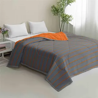 Odot Bettdecke Ohne Bezug Nutzbar 155x220 135x200 220x240, Bettdecke Ohne Bezug Sommer Weich Leicht Sommerbettdecke Steppdecke Tagesdecke, Moderne Klassiker (Streifen,230x280cm)