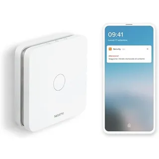 Netatmo - Intelligenter Kohlenmonoxid-Detektor, Wi-Fi, 10 Jahre Lebensdauer, 85 Db Alarm, Zertifizierungen En 50291 E Nf, Nco-It, ‎Verwendbar, Weiß, ‎10 x 2,3 x 10 390 cm. Gramm