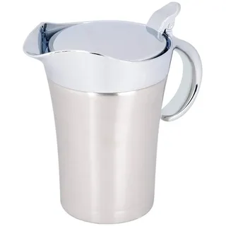 Akozon Sauciere 500Ml, 304 Edelstahl, Wärmeisoliert, Doppelwandig, 450 Ml, Servierkrug (S 450)