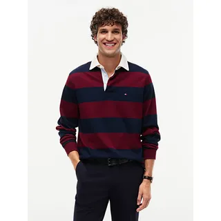 Tommy Hilfiger Sweatshirt ESSENTIAL navy / beere / weiß XL