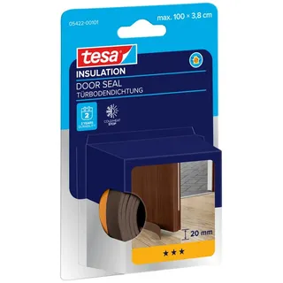 Tesa Zugluftstopper 1 m x 3,8 cm Braun