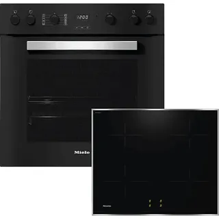 Miele TwinSet Comfort Induktion (Backofen H 2459 I und Kochfeld KM 7061 FR), Einbauherdset (Induktionskochfeld, A+, 76 l)