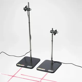 Secabo modularer Einzelkreuzlaser Tischversion mit 500mm Stange