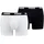 Basic Boxer black/white M 2er Pack